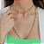 Colar conchas e estrela do mar folheado a ouro 18k - Imagem 2