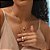 Colar gota lisa folheado a ouro 18k - Imagem 2