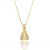 Colar nossa senhora cravejada com zircônias folheado a ouro 18k - Imagem 1