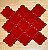 Pastilha Vermelha 8mm - Mosaico de Vidro - Imagem 2