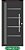 PORTA DE GIRO LAMBRIL 1 VIDRO LATERAL C/FRISO C/PUXADOR - BLACK - Imagem 1
