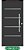 PORTA DE GIRO LAMBRIL C/FRISO C/PUXADOR - BLACK - Imagem 1