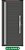 PORTA DE GIRO LAMBRIL 1 VIDRO LATERAL S/FRISO C/PUXADOR - BLACK - Imagem 1