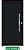 PORTA PIVOTANTE LAMBRIL S/FRISO C/PUXADOR - BLACK - Imagem 1