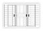 VENEZIANA 6 FOLHAS C/GRADE - BRANCO - Imagem 2