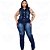 Macacão Jeans Longo Feminino Regata - EWF Jeans - Azul Escuro - Imagem 2