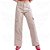 Calça Jeans Cargo Feminina Infantil Juvenil - Bege - Imagem 1