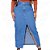 Saia Longa Jeans com Fenda Frontal - EWF - Azul Claro - Imagem 1