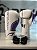 CONJUNTO LUVA BOXE/MUAY THAI FIRST FX2 FEM BRANCO/ ROXO PRETORIAN 10OZ - Imagem 1