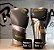 CONJUNTO LUVA BOXE/MUAY THAI ELITE UNIS DARK GRAY PRETORIAN  14OZ - Imagem 1