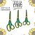 Tesoura Para Costura Decorada Kit C/ 03 - Imagem 4