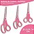 Tesoura Para Costura Decorada Kit C/ 03 - Imagem 1
