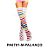 Meia 7/8 Diversas Estampas Adulto - Imagem 1
