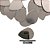 CHATON ACRILICO 30X40CM HBYL 2403 PRATA 100PCS - Imagem 1