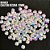 CHATON RESINA 10MM HBFM 2403 BRANCO AB 1000PCS - Imagem 1