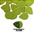 CHATON ACRILICO 18x25CM HBYL 2401 VERDE NEON 200PCS - Imagem 1
