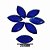 CHATON ACRILICO 20X40CM HBZK 2401 AZUL ROYAL 100PCS - Imagem 1