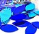 CHATON ACRILICO 16X38CM HBYL 2404 AZUL ROYAL 200PCS - Imagem 1
