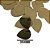 CHATON ACRILICO 30X40CM HBYL 2403 DOURADO APROX. 70G - Imagem 1