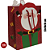 SACOLA DE PAPEL NOEL (VERMELHO VERDE) 90736-001 - Imagem 1