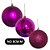 BOLAS NATALINAS DECORADAS 8 CM - Imagem 2
