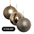 BOLAS NATALINAS DECORADAS C/4 UND 10 CM - Imagem 2