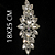 APLIQUE DE STRASS 18X25 CM REF 94817 - Imagem 1