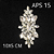 APLIQUE DE STRASS DE VIDRO APS 15 REF 100035 - Imagem 2