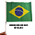 BANDEIRA MINI COM HASTE REF JW-2 - Imagem 1