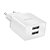 Carregador Universal Duas Portas USB Branco 2.1A Bivolt - Imagem 1