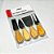 Kit Utensílios Corta Queijo Aço Inox e Madeira 4 pçs UnyHome - Imagem 6