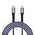 Cabo Lightning USB-C 2m Nylon Trançado Cinza MFi Iphone - Imagem 5