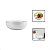 Tigela Bowl 500ml Melamina Branca Cumbuca Caldo Sopa Salada - Imagem 1