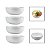 Kit 4 Tigelas Bowl 700ml Melamina Cumbuca Caldo Sopa Salada - Imagem 1