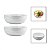 Kit 2 Tigelas Bowl 700ml Melamina Cumbuca Caldo Sopa Salada - Imagem 1