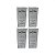 Kit 4 Potes Herméticos Organizadores Alimentos Sabão 1230ml - Imagem 2