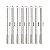 Jogo 8 Brocas SDS Plus 6X160 mm Aço Carbono Tungstênio - Imagem 2