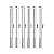 Jogo 6 Brocas SDS Plus 6X160 mm Aço Carbono Tungstênio - Imagem 2