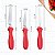 Kit 3 Espátulas De Inox Para Confeitar Decorar Bolo Torta - Imagem 4