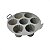 Kit 3 Forma Cesto Silicone Air Fryer Cupcake Muffin Cinza - Imagem 4