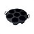 Kit 3 Forma Cesto Silicone Air Fryer Cupcake Muffin Preto - Imagem 4