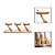 3 Porta Condimentos C/ Tampa Colher Suporte Base Bambu 320ml - Imagem 1