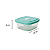 Pote Marinex Facilita Vap Quadrada 300ml C/ Tampa Cor Sortida - Imagem 3