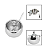 Acucareiro Inox C/ Colher e Tampa de Vidro 250ml - Imagem 1