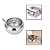Acucareiro Inox C/ Colher e Tampa de Vidro 360ml - Imagem 1