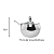 Acucareiro Inox C/ Colher e Tampa de Vidro 360ml - Imagem 3