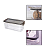 Pote Hermetico Retangular 875ml - Imagem 1