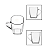 Caneca Quadre 300ml - Imagem 1