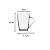 Caneca Quadre 300ml - Imagem 2