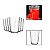 Jogo de 6 Copos Amazon 190ml - Imagem 1
